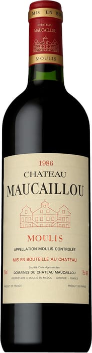 ●シャトー モーカイユ [1986] 750ml 赤CHATEAU MAUCAILLOU CHATEAU MAUCAILLOU｜酒宝庫　ＭＡＳＨＩＭＯ