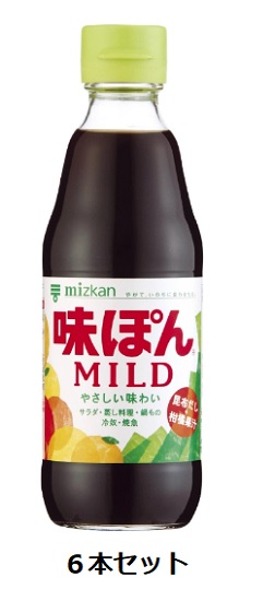 楽天市場 Mizkan 味ぽんマイルド 600mlペット 6本セット 酒宝庫 ｍａｓｈｉｍｏ