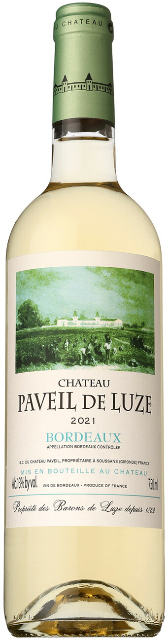 【楽天市場】シャトー パヴェイユ ド リューズ ブラン [2021] 750ml 白 CHATEAU PAVEIL DE LUZE BLANC