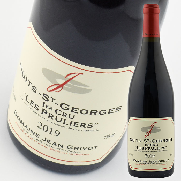 ジャン グリヴォ ニュイ サン ジョルジュ プルミエ クリュ レ プリュリエ [2019] 750ml 赤 Jean Grivot Nuits-Saint-Georges 1er Cru Les Pruliers