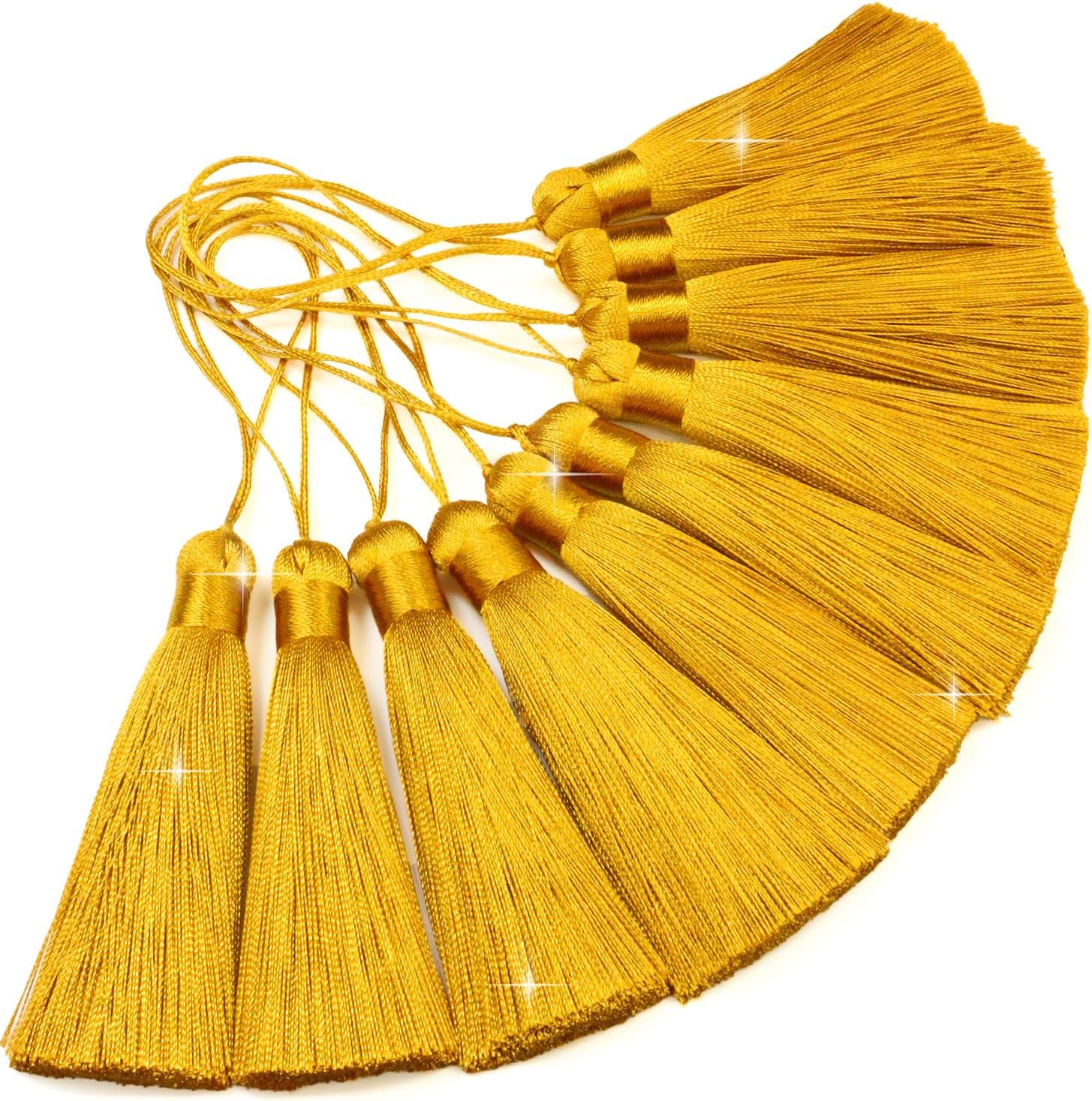 楽天市場】タッセル ゴールド（金） 10本セット 手芸 装飾