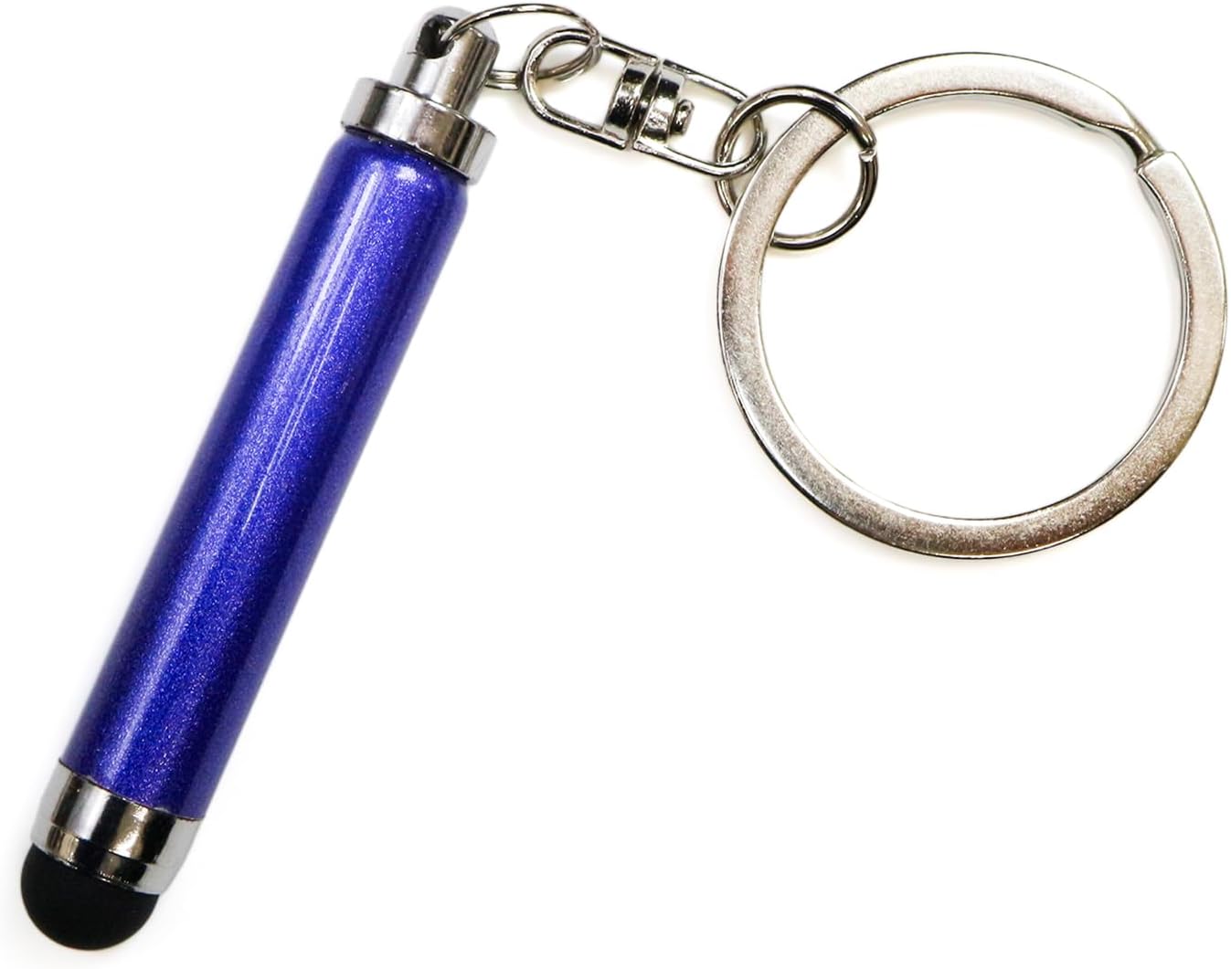 楽天市場】ミニ タッチペン スマホ キーホルダー付き 【シルバー】銀