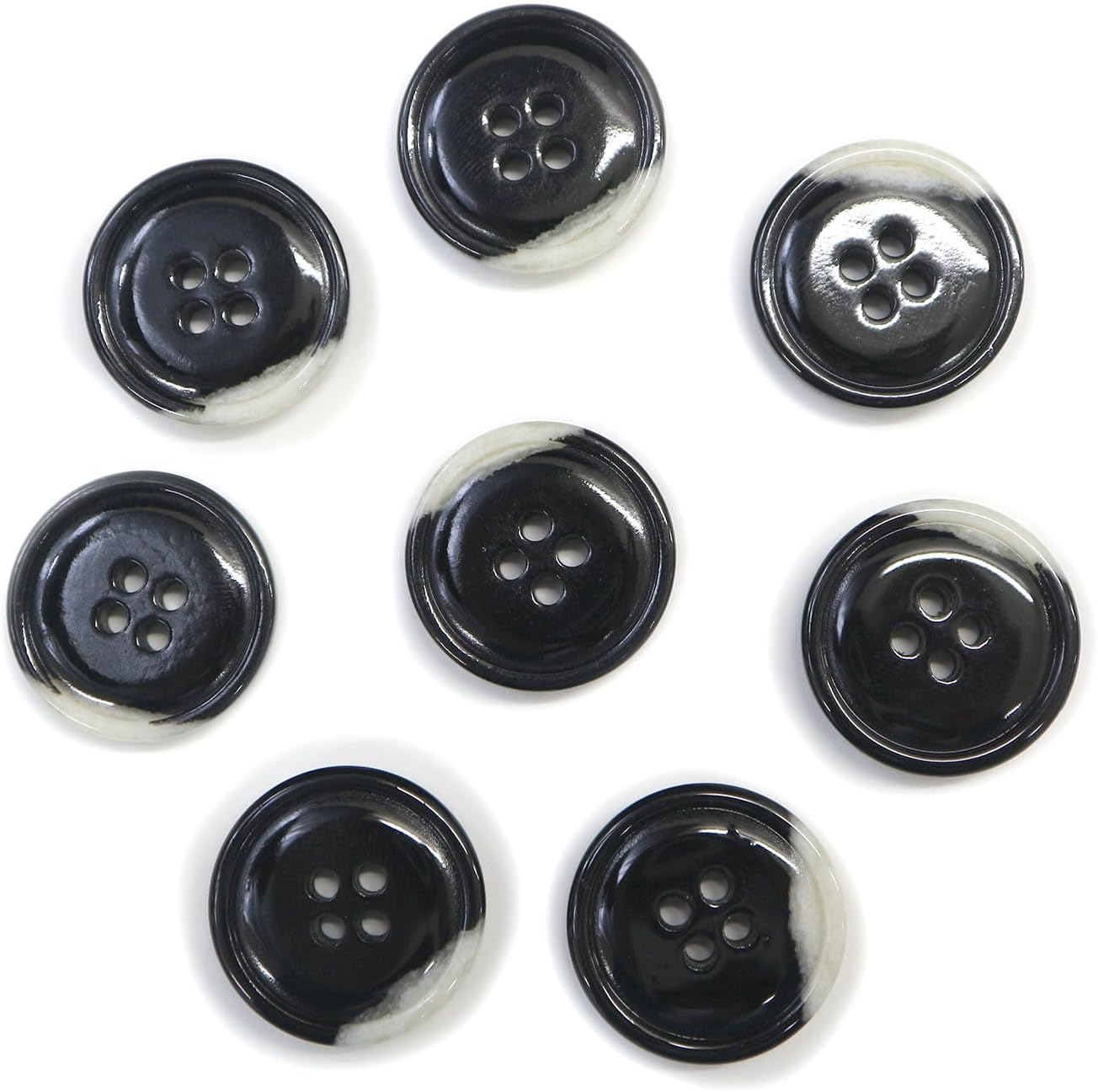 楽天市場】水牛調ボタン【ダークグレー&ホワイト】スーツ コート