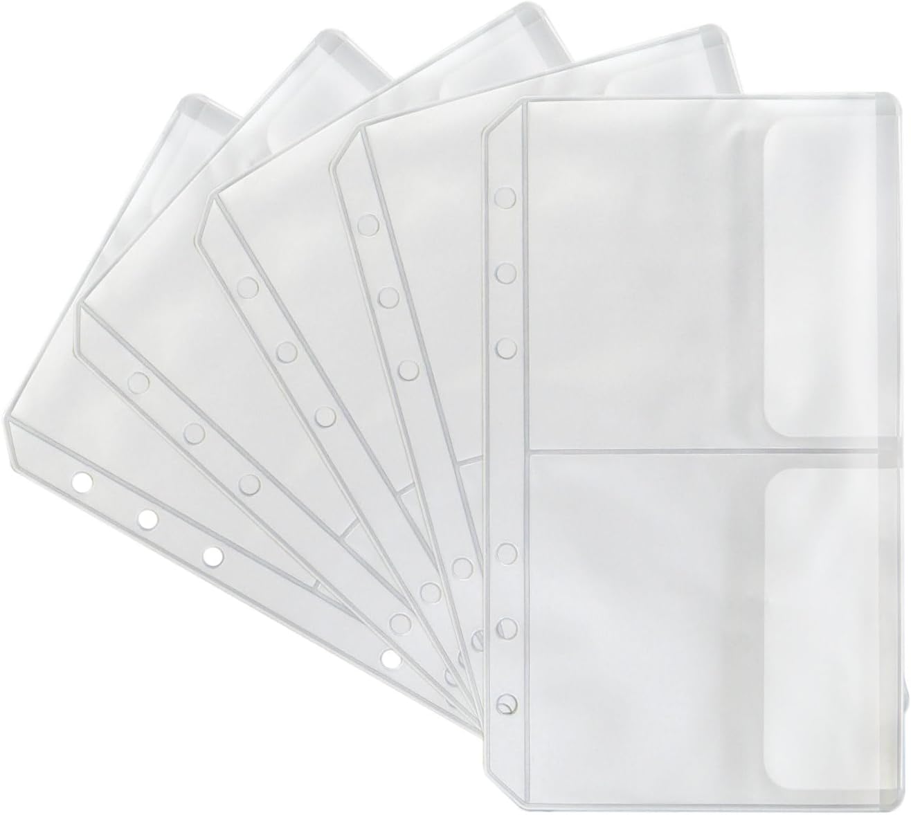 楽天市場】バインダーポケット バイブルサイズ相当 5枚入り 【チャック