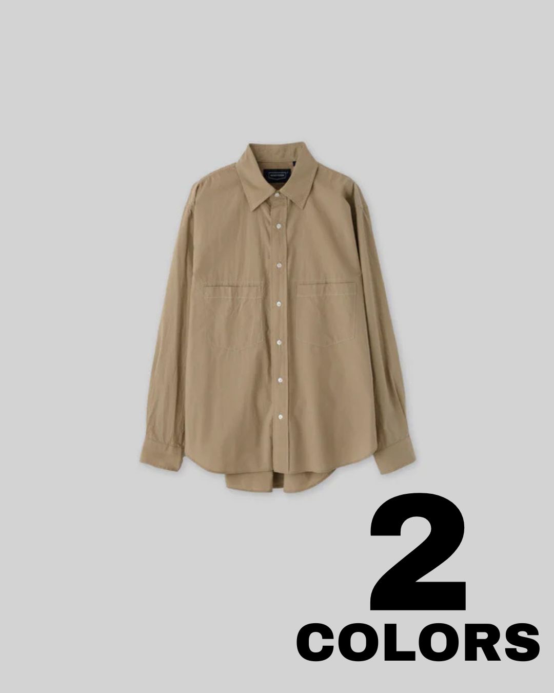 HANDROOM【ハンドルーム】WHITE STITCHED SHIRTS