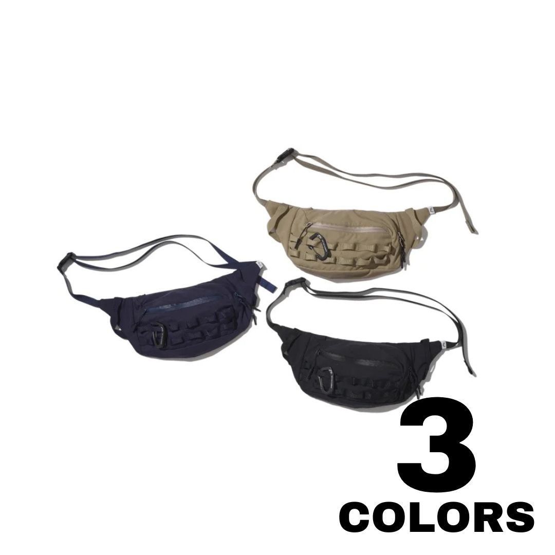COMFY OUTDOOR GARMENT【コンフィー アウトドア ガーメント】FANNY PACK EGG PLANT-BEIGE-BLACK