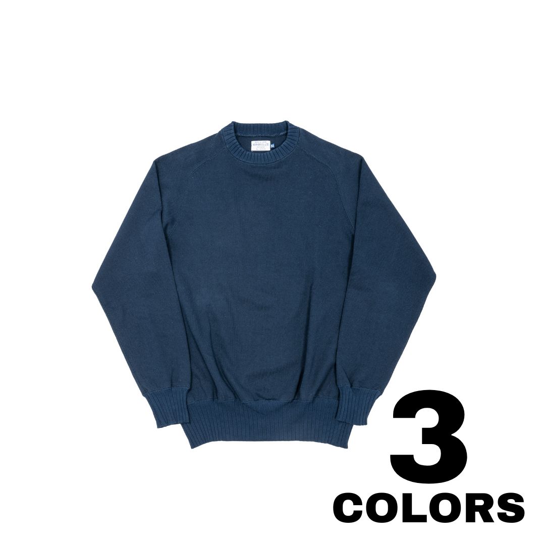 WORKERS【ワーカーズ】Cotton Saddle Shoulder Sweater