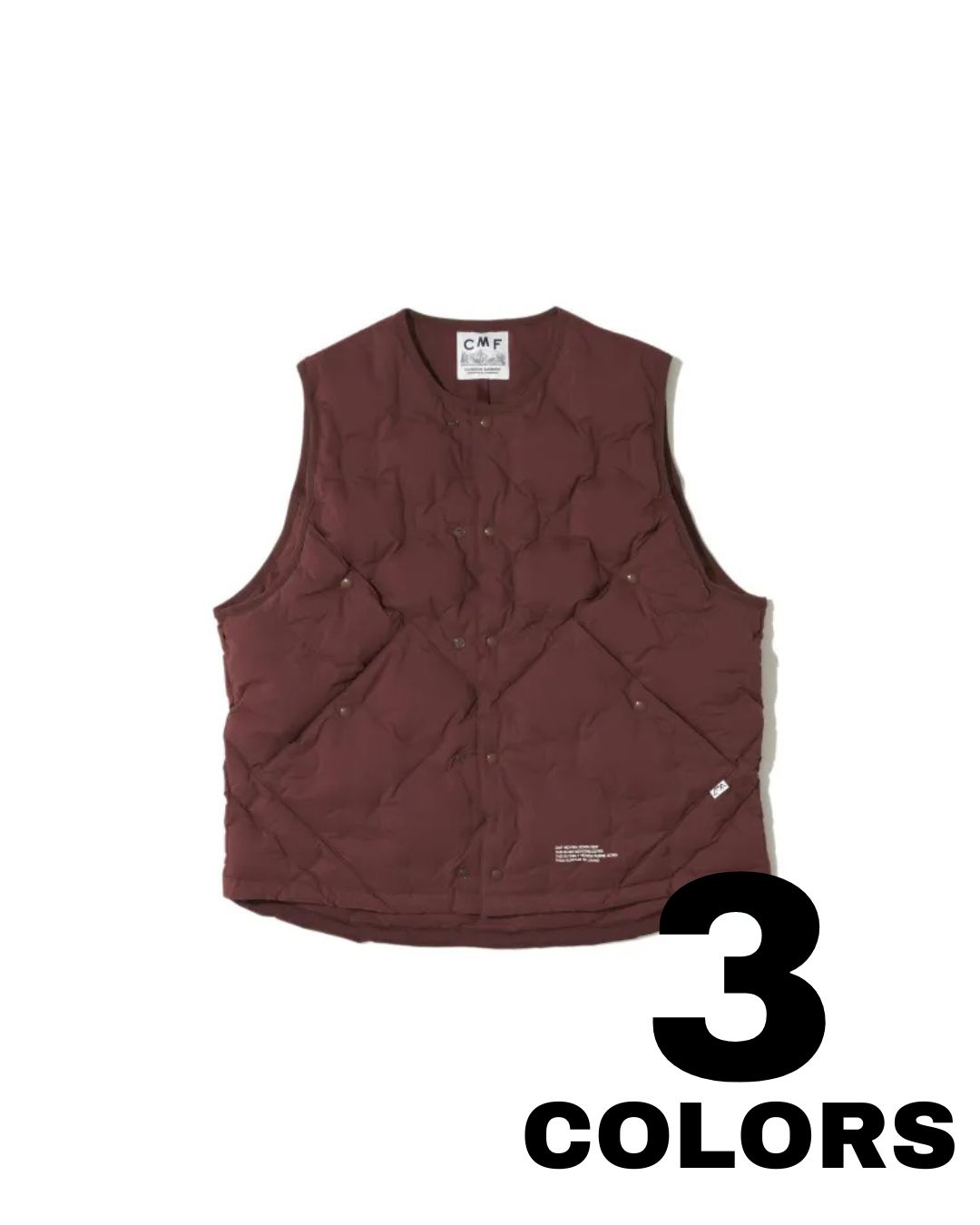 CMF OUTDOOR GARMENT【シーエムエフ アウトドア ガーメント】CMF WOVEN DOWN VEST｜MASON and DIXON