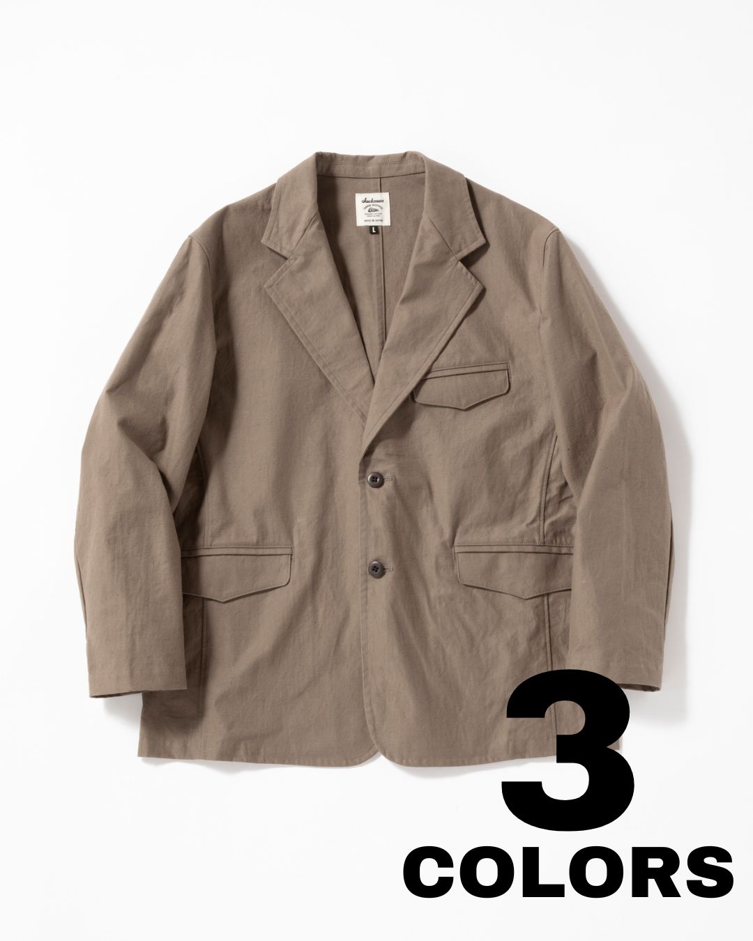JACKMAN【ジャックマン】Back Nep Jacket