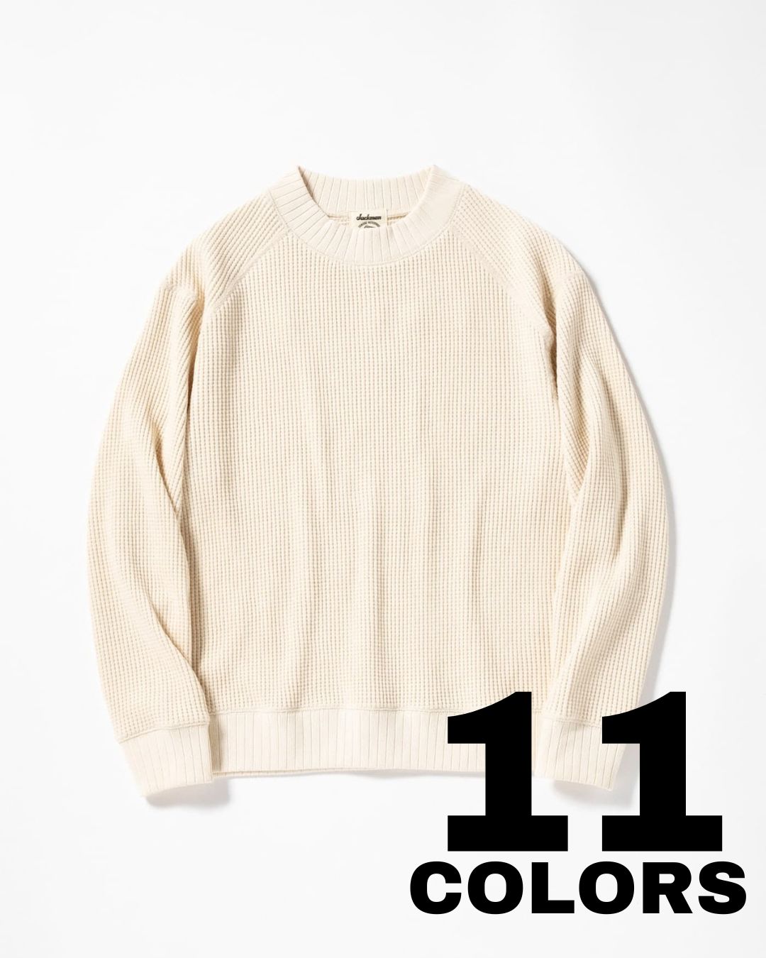 JACKMAN【手玉マン】Waffle Mid-neck