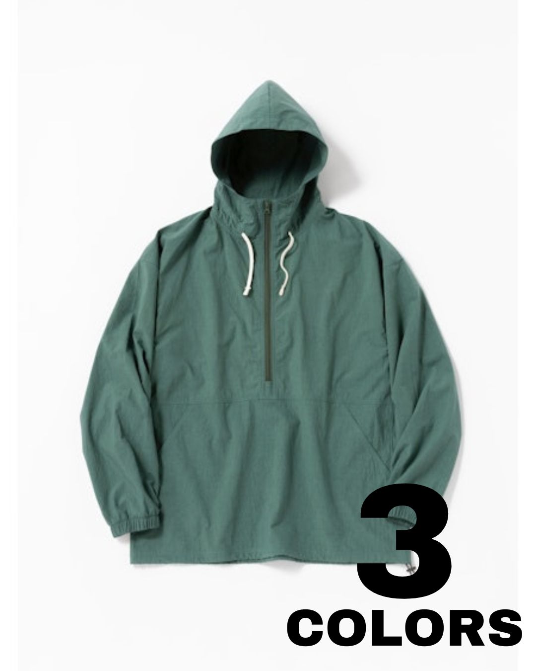 JACKMAN【手玉マン】Tenpi Watch Parka SLATE GREEN(442)-BLACK(07)
