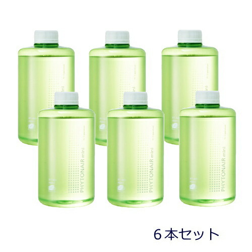 フィトンエアーミニ専用薬莢【400ml×6本】フィトンエアー 空気の状態斎戒もく浴電気容量 フィトンチッド 溶体 詰替え用 森林浴構成要素 リフレッシュ 安全性のある 無臭 伸び伸びする 日本製