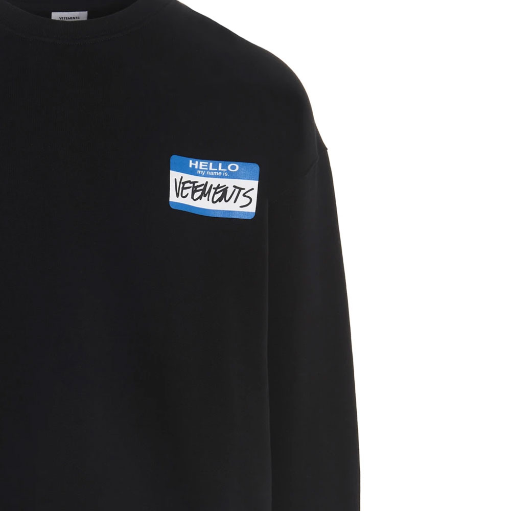 Vetements ヴェトモン トレーナー メンズ ブラック ホワイト 大阪 アメ村 オンライン 通販 21aw tr630w Chelsesgreenhouse Com