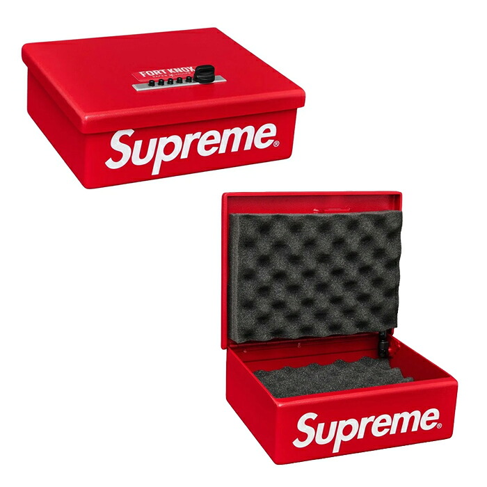 【コラボ商品】 【最短即日発送】 SUPREME &times; FORT KNOX SAFE シュプリーム &times; フォートノックス セーフ 金庫 雑貨 ロゴ ストリート 贈り物 ギフト プレゼント ユニセックス レッド F サイズ オンライン｜マッシモ オフィシャルストア