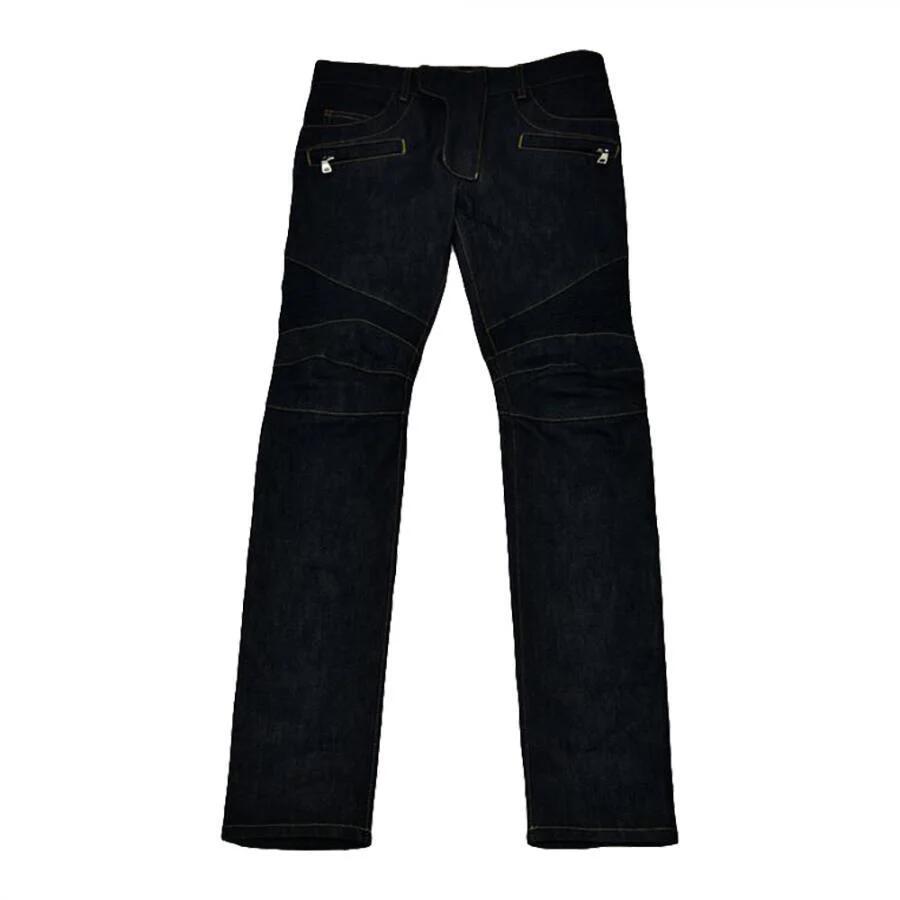 【最短即日発送】 BALMAIN DENIM PANTS バルマン デニム パンツ ジーンズ Gパン ストリート バイク バイカー オートクチュール ブルー メンズ 27 31 32 サイズ オンライン|マッシモ オフィシャルストア
