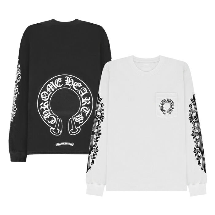【未使用】氷室京介　CHROME HEARTS クロムハーツ　Lサイズ　ロンT CHROME HEARTS クロムハーツ KYOSUKE HIMURO L/S Tee 氷室京介