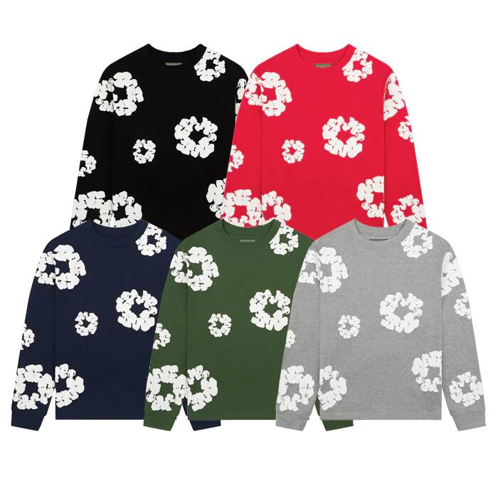 DENIM TEARS フラワープリント 長袖カットソー L Denim Tears 銀座店 デニムティアーズ 新品 花柄 プリント ロンT