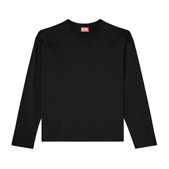 【最短即日発送】 DIESEL S BOXT LS INT ディーゼル ロング スリーブ Tシャツ 長袖 ロンT カットソー ロゴ オーバルD メンズ ブラック XS S M L XL ラージ サイズ オンライン｜マッシモ オフィシャルストア