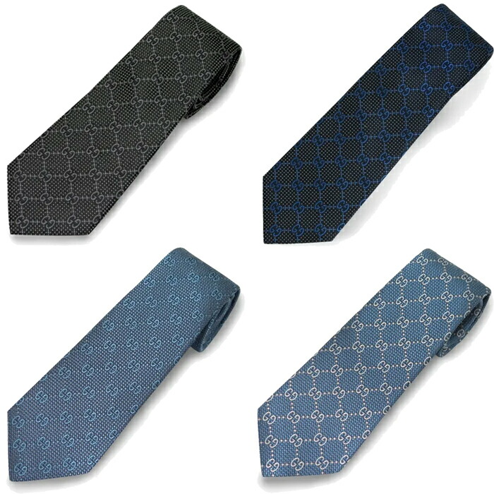 楽天市場】グッチ ネクタイ GGダイヤモンド シルク ネイビー レッド