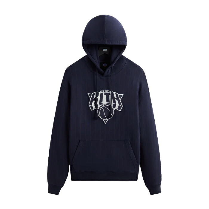 Sweat à Capuche KITH New York Knicks - Pinstripe William III Sandrift - Taille XL Garçon
