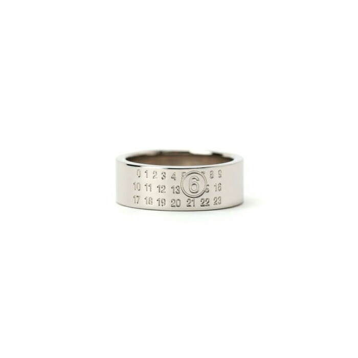 MM6 リング Numeric Minimal Signature SM6UQ0057 P6469 MM6 リング Numeric Minimal Signature SM6UQ0057 P6469 (MM6