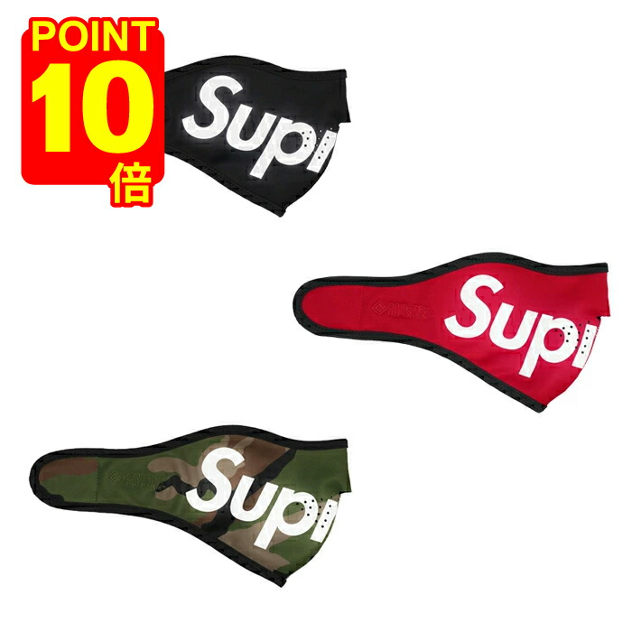 Supreme ウィンドストッパー フェイスマスク 赤 Supreme ウインド ストッパー フェイスマスク 関税送料込