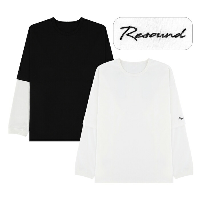 【最短即日発送】 RESOUND CLOTHING 24SS FAKE LAYERED LONG SLEEVE レイヤード ロングスリーブTシャツ RC31-T-005 メンズ トップス ロンT 401rc31t005｜マッシモ オフィシャルストア