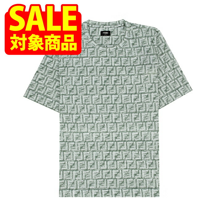 楽天市場】フェンディ FENDI ブルー FFコットン Tシャツ クルー