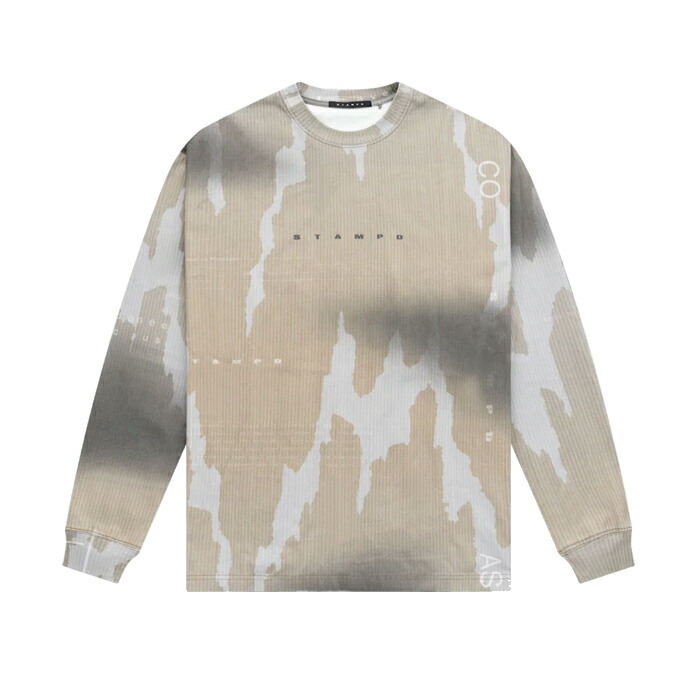 【最短即日発送】 STAMPD IKAT CAMO LS SUBLIMATED RELAXED TEE スタンプド イカット カモ サブリメイティド リラックス ロングスリーブTシャツ メンズ トップス 長袖 ストリート カモフラ M L XL ラージサイズ|マッシモ オフィシャルストア