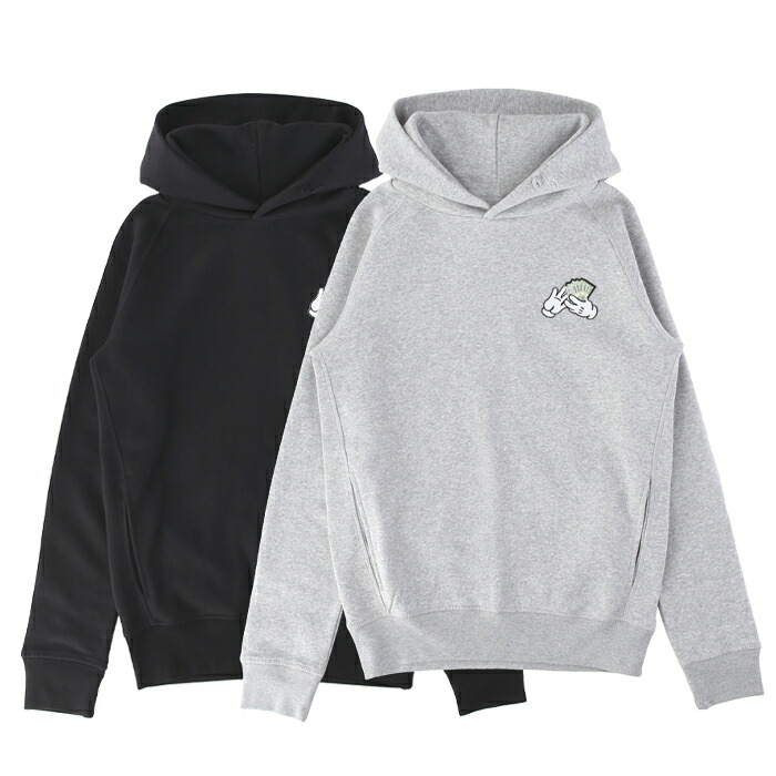【最短即日発送】 Trendy & Rare トレンディ&レア フーディ ユニセックス ブラック グレー パロディ MASSIMO moneyrules