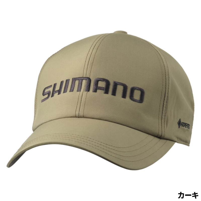 シマノ キャップ ゴアテックス レインキャップ M カーキ CA-000Y