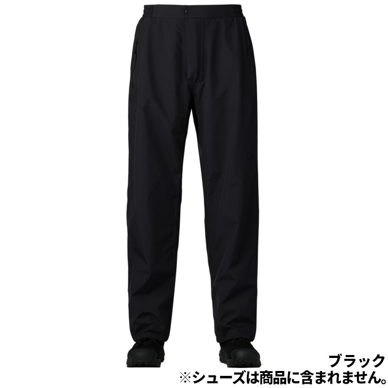 【現品境界線】 ダイワ 御召しもの DR-1924P GORE-TEX バーサタイルレインパンツ XL 黒いこと