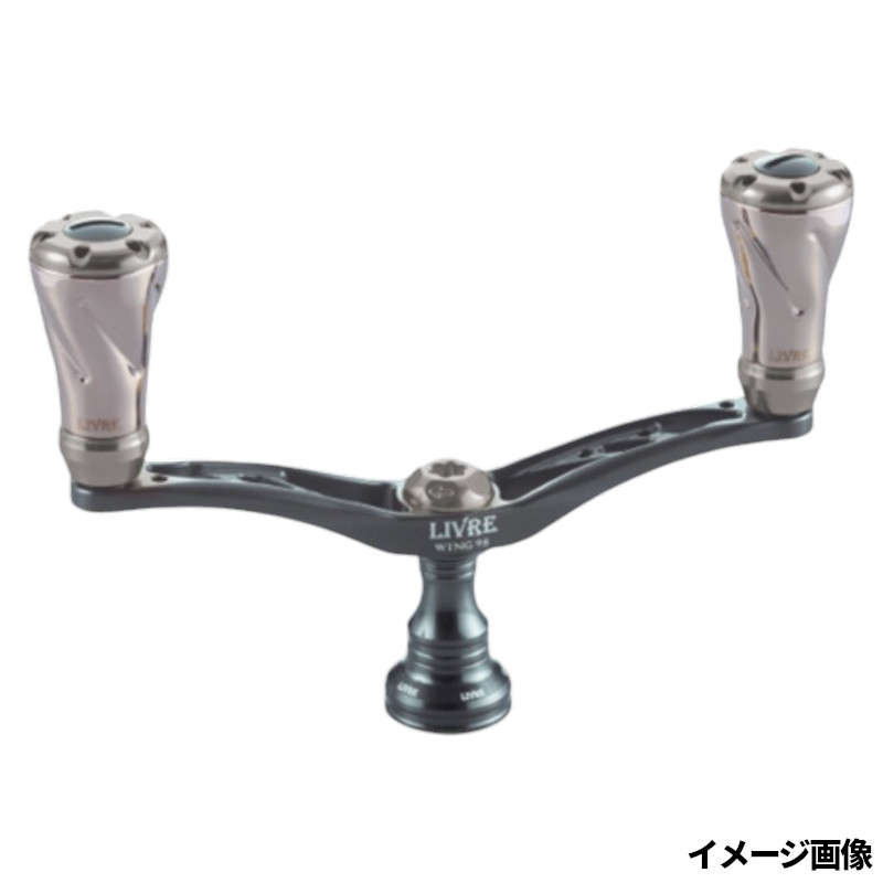 リブレ リールパーツ ウィング 98 マイナーチェンジ ダイワ ガンメタ/チタン WDA98-D1 メガテック