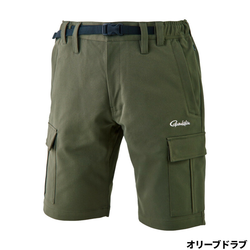 がまかつ ウェア フィッシングショーツ(カーゴタイプ) L オリーブドラブ GM3771