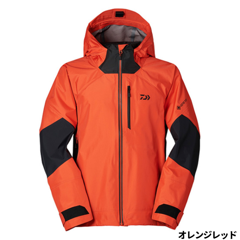 【現品境界線】 ダイワ 御召しもの DR-1323J ゴアテックス フォグラージャケット L オレンジ色赤いこと
