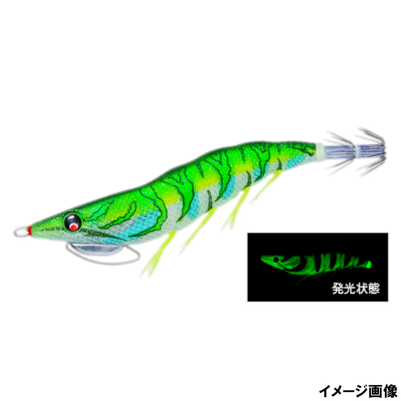 【現品限り】 デュエル エギ EZ-Q イージーQ キャスト プラス 3.5号 2.LMDM 夜光グリーングリーン画像