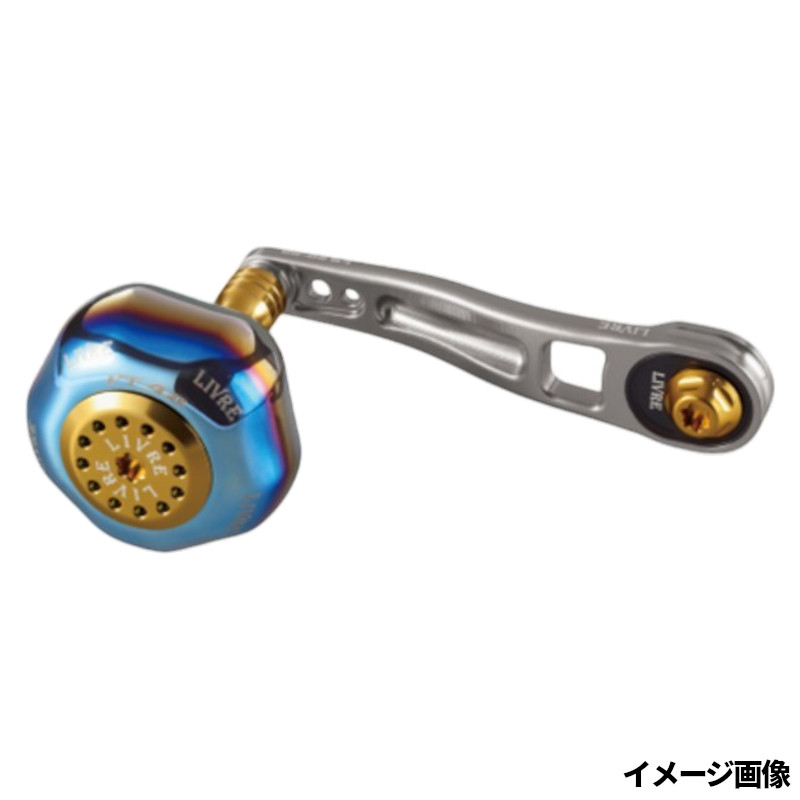 リブレ リールパーツ LB 80-85 M8(シマノ/ダイワ300番~) 左巻 チタン/ゴールド LB88-SDL メガテック