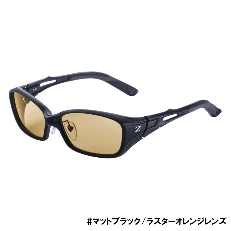 グレン活動の領域 偏光水飲み Zeque デヴォン F-1981 #引っ敷き黒いこと/ラスターオレンジレンズ フィッシング-ウェア・アクセサリー