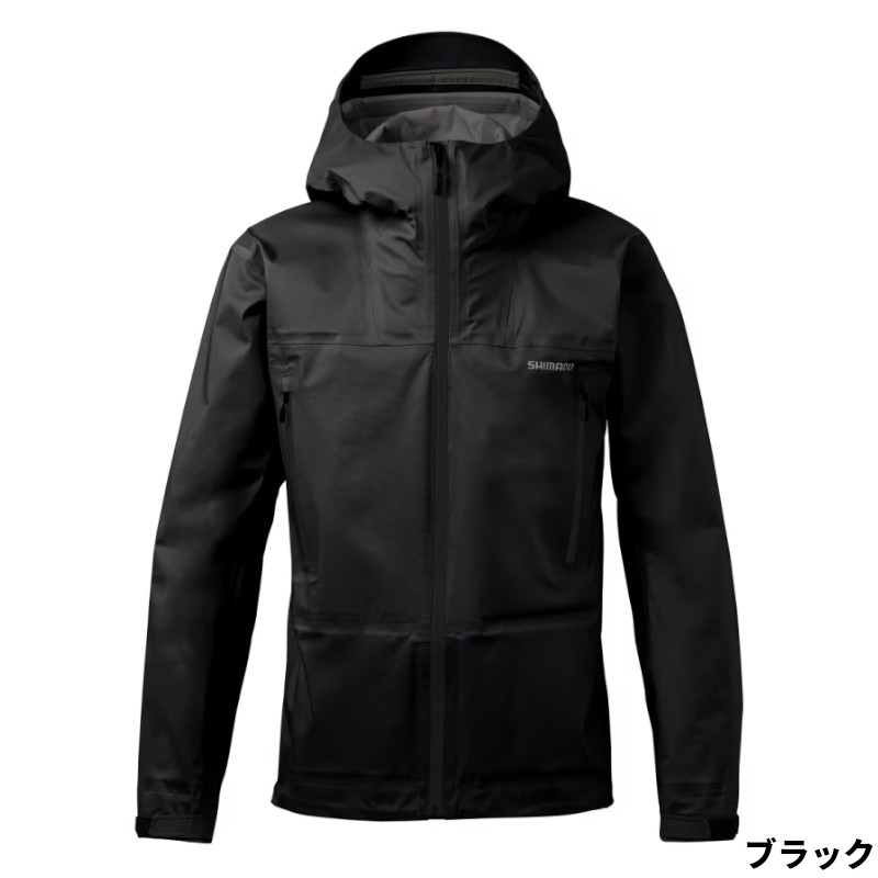 【現品境界線】 シマノ 御召しもの アングラーズシェル 上衣 01 M 黒いこと RA-023W