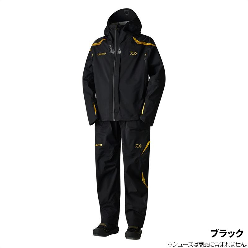 ダイワ 御召しもの DR-1025T ゴアテックス 労働者階級 トーナメントコンビアップレインスーツ 2XL 黒いこと