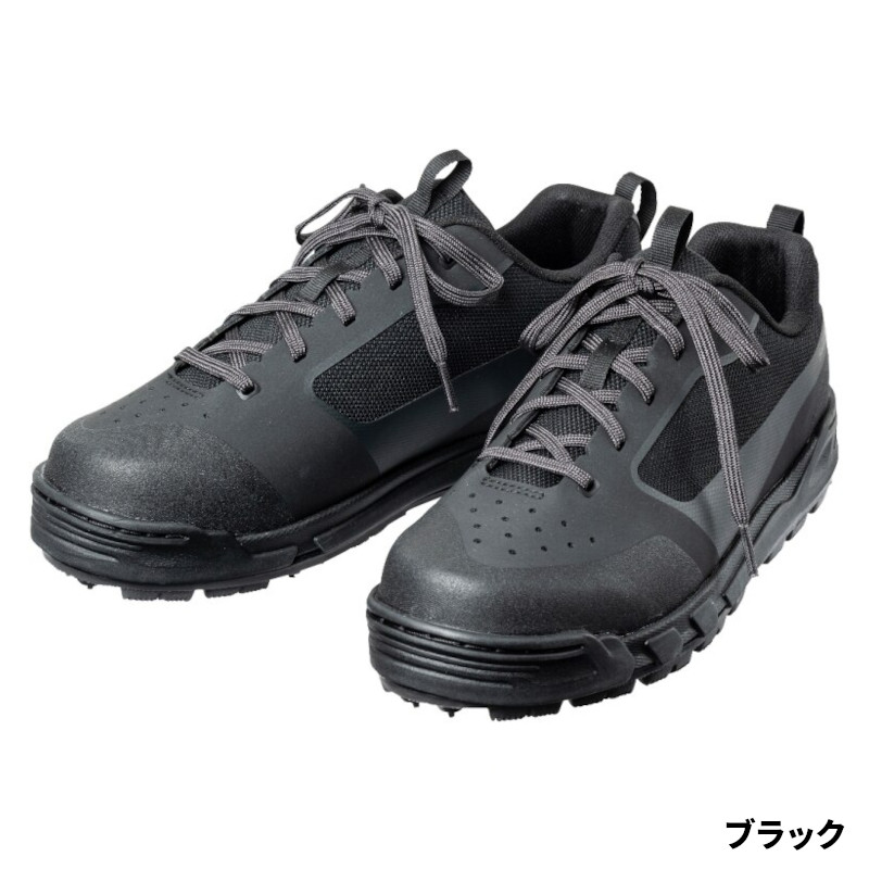 【現品限り】 シマノ フットウェア ジオロックシューズ スパイク 25.5cm ブラック FS-023W