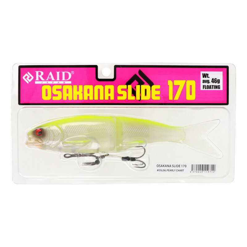 楽天市場】RAID JAPAN レイド ジャパン OSAKANA SLIDE 170