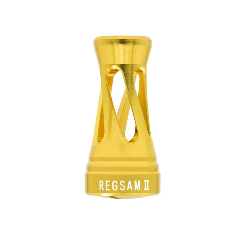 MTCW リールパーツ ハンドルノブ REGSAM II チタンゴールド