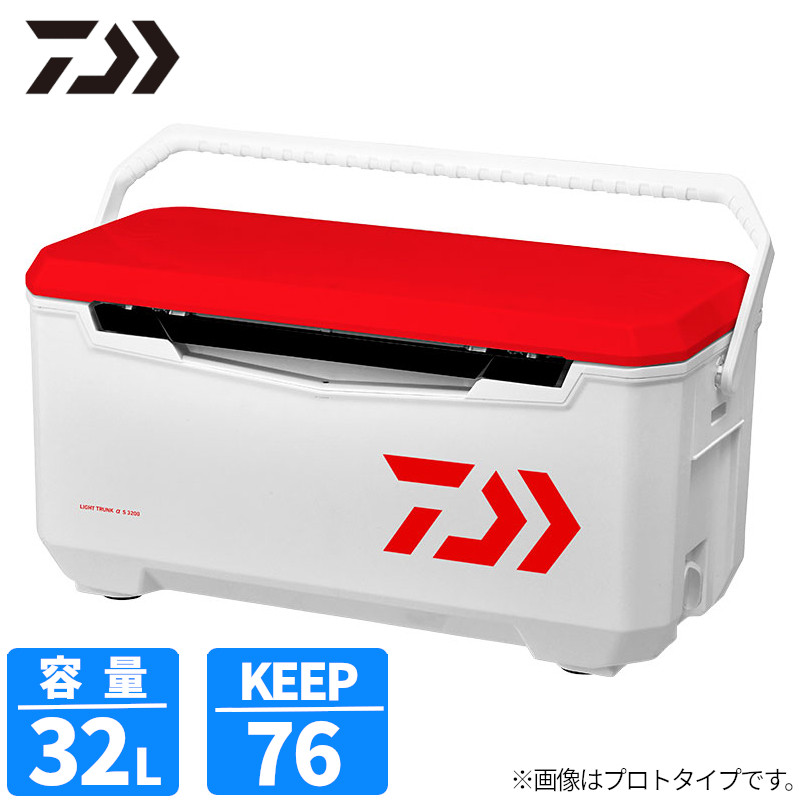 ダイワ 空調設備ボックス席 ともし火ブートα S 3200 32L 赤いこと 空調設備ボックス席【大型商いもの】【同梱不可】