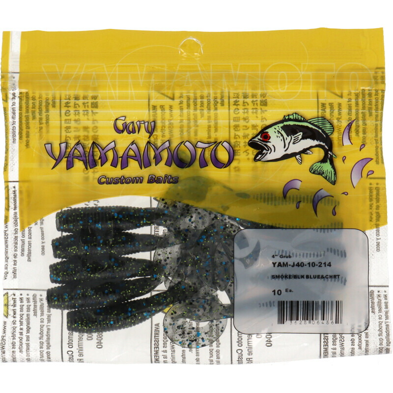 楽天市場】ゲーリーヤマモト 4”グラブ 157 スモーク／ブラック