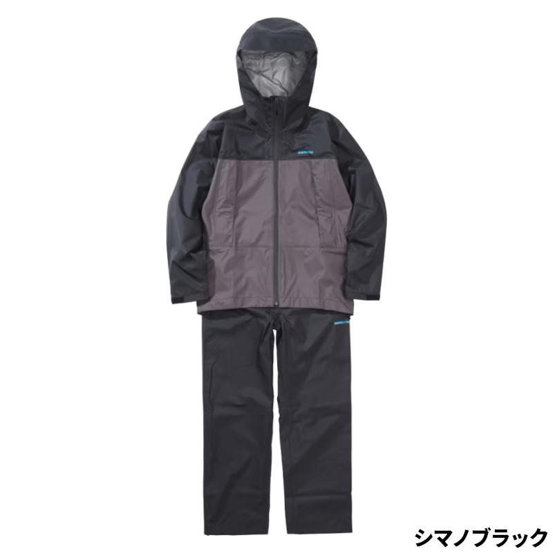 レディースウェア 3レイヤー レインスーツ シマノブラック WM RA-047X