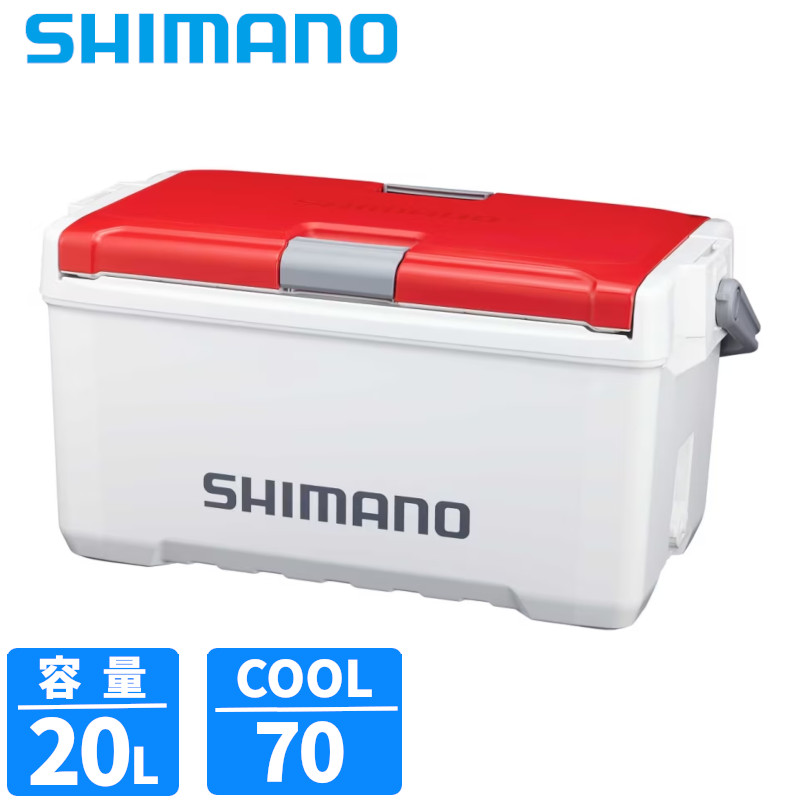 【現品限り】 シマノ クーラーボックス ユニフリーズ LT 20L Wレッド ND-720Y クーラーボックス【同梱不可】