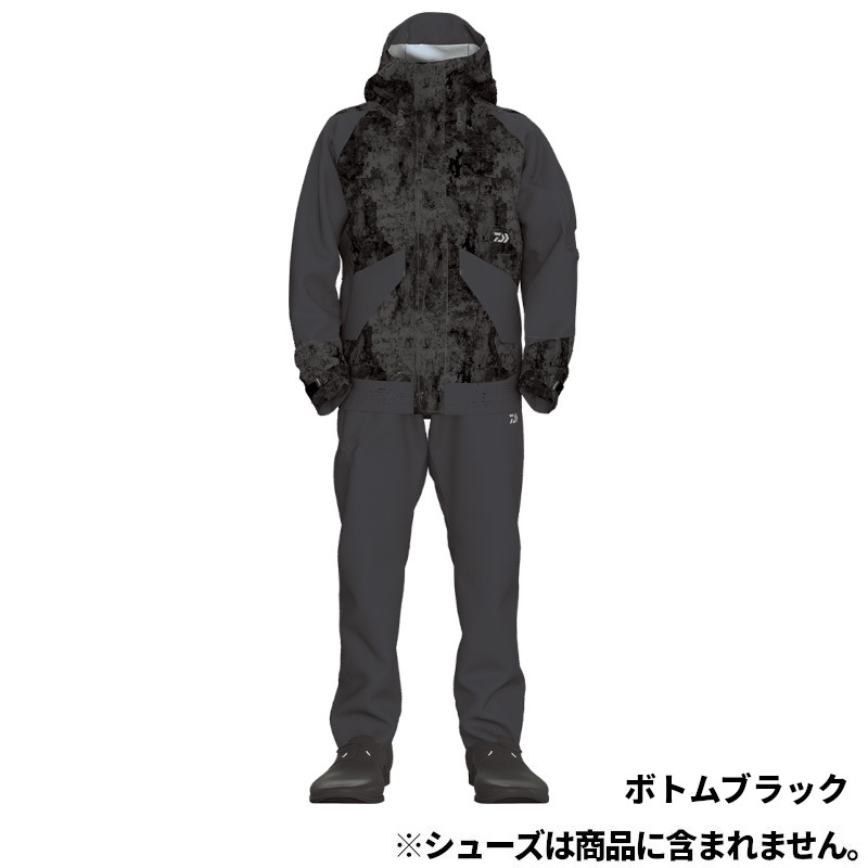 【現品限り】 ダイワ ウェア DR-3223 レインマックスGEレインスーツ M ボトムブラック