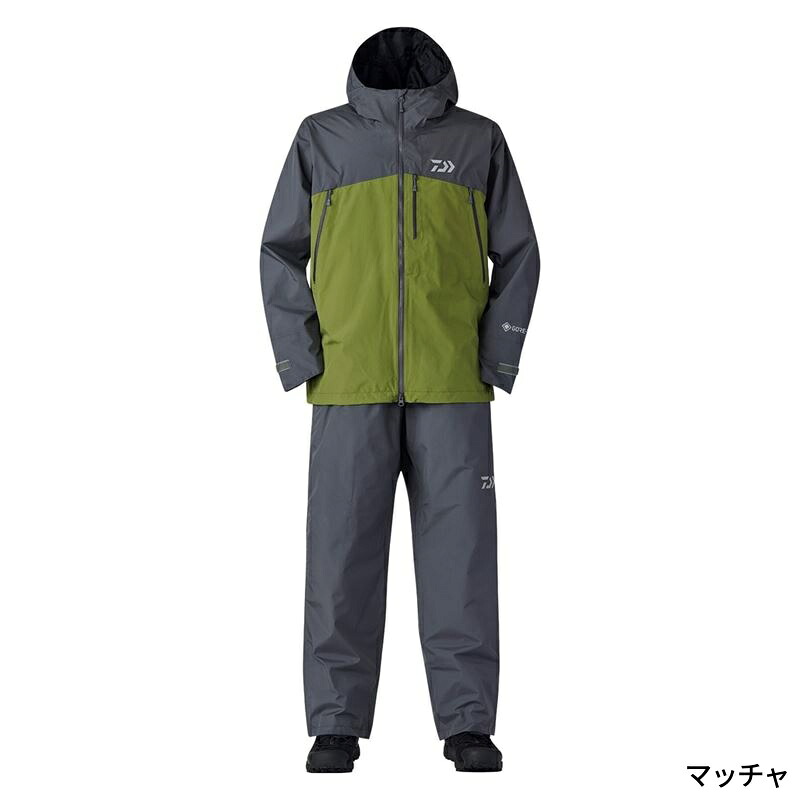ダイワ 御召しもの DR-1925 ゴアテックス バーサタイルレインスーツ L マッチャ