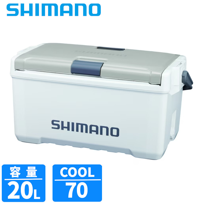 シマノ クーラーボックス ユニフリーズ LT 20L Wライトグレー ND-720Y クーラーボックス【同梱不可】